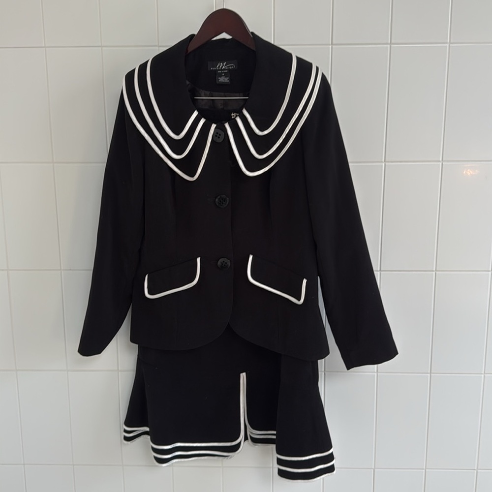 Midnight Velvet skirt suit size 14